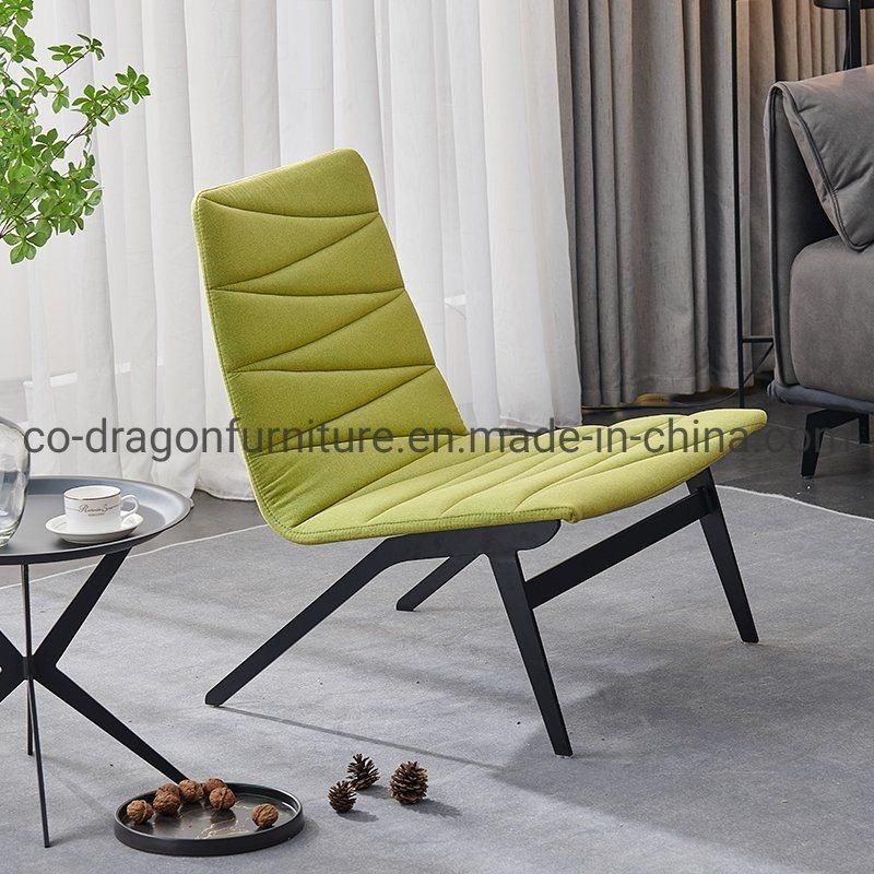 New Design Metal Legs Fabric Lounge Chair for Home Furniture