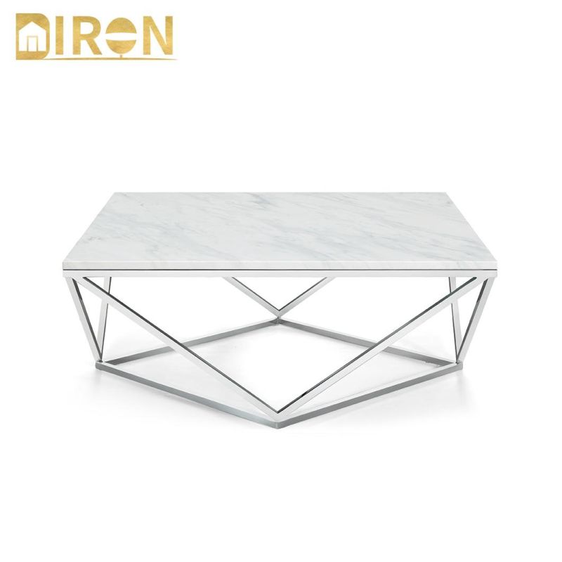 China Factories Wholesale Contract Furniture Supplier Stainless Steel Table Coffee Tables