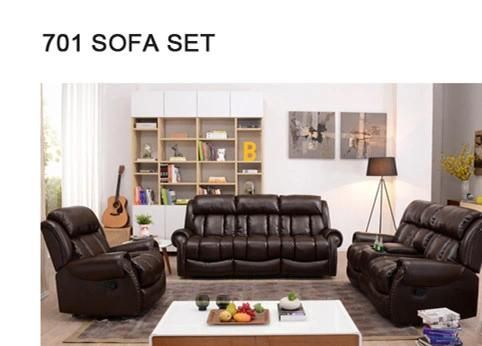 Home Theatre Furniture Furnishing 1+2+3 Combination Electric Leather Sofa Sets