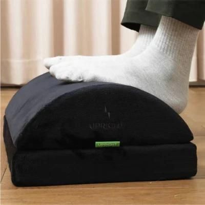 Establish Proper Ergonomics Home Office Teardrop Bolster Memory Foam Cushion Footrest