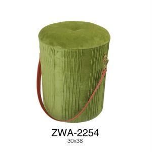 Yiya High Quality Round Green Ottoman