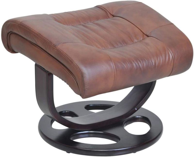 Jky Furniture Luxury 8 Points Vibration Massage Functions (2 In Ottoman 6 In Chair) Leather Leisure Chair with Ottoman