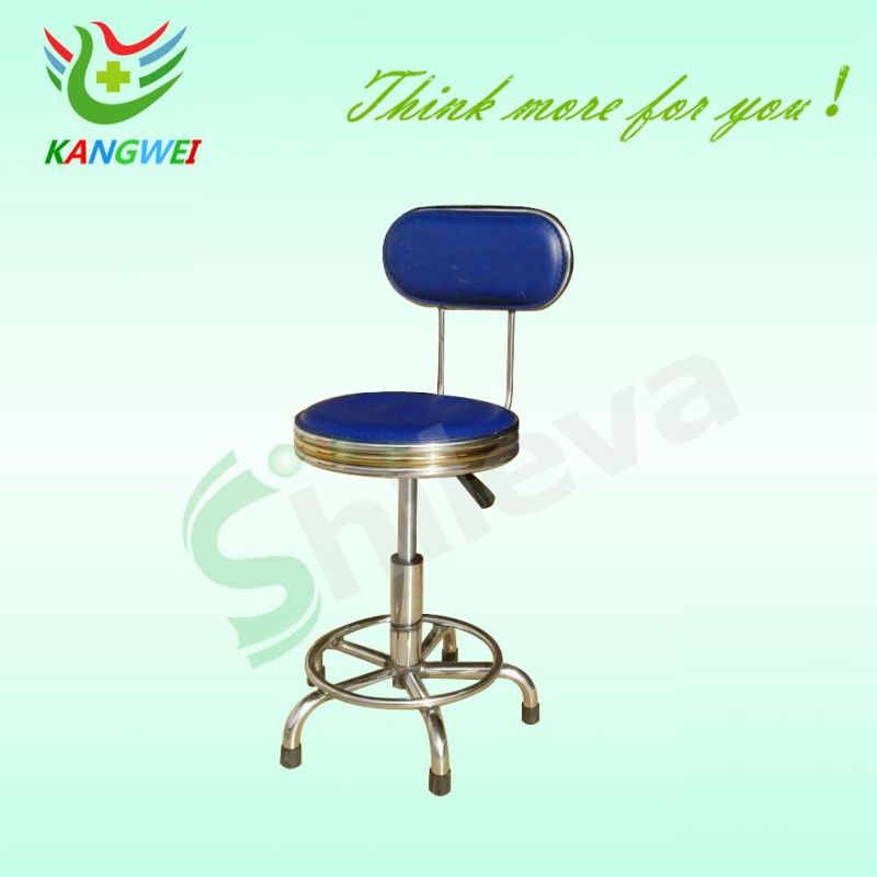 Medical Stool with Backrest and 6 Legs (SLV-D4020)