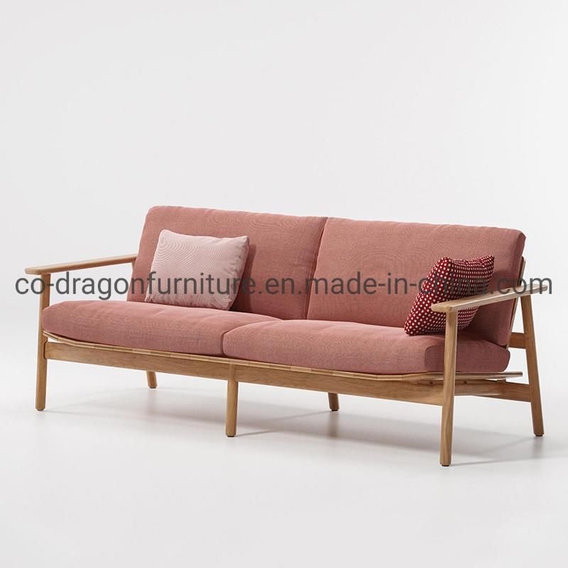 Modern Fabric Sofa Set with Wooden Frame for Home Furniture