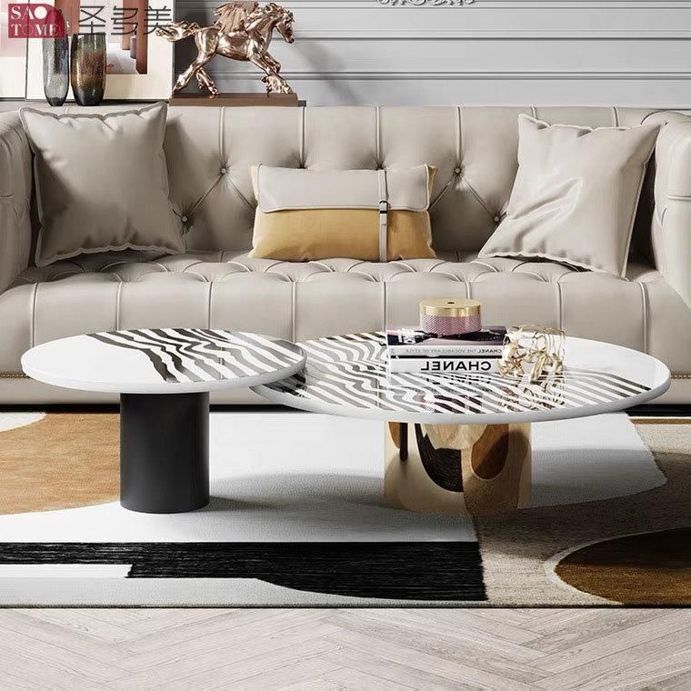 New Style Irregular Shape Table Home Furniture Living Room Coffee Table Metal Side Table Bedroom Table Melamine Laminated Tea Table