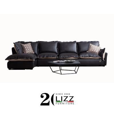 Living Room Sofa with Chaise Home Furniture by China Factory