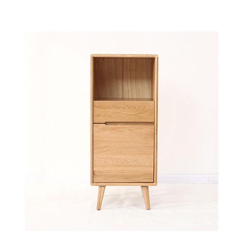 Solid Wood Bookcase Modern Bookcases Design White Oak Walnut Wood Book Shelve with Modern Design Vintage Cabinet