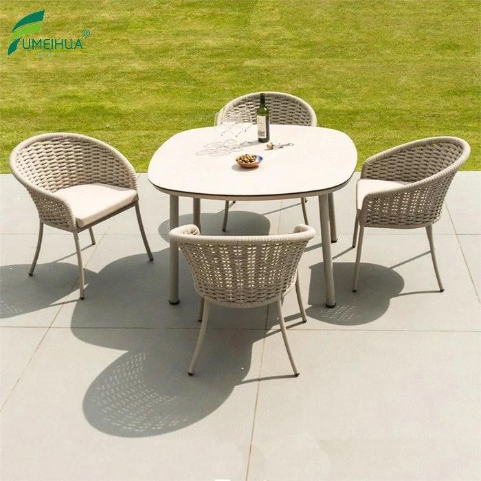 Furniture Outdoor Square Table Waterproof Plastic Wood Tables