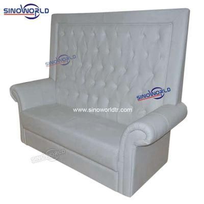 Classic European White Single Seat Hotel Restaurant Living Room King Throne Sofa