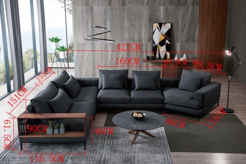 Modern Furniture Leisure Fabric Sofa Luxury Sofa GS9007