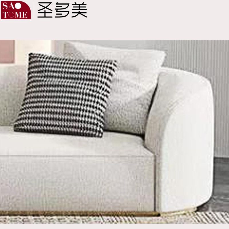 Medium Backrest Sofa Home Furniture Comfortable Corner Sofa