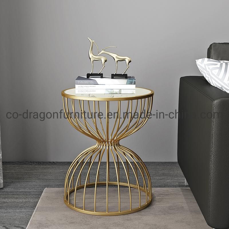 Hot Sale Wholesale Livingroom Furniture Steel Side Table with Top