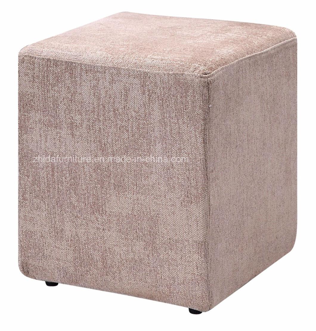 Different Color Square Fabric Ottoman