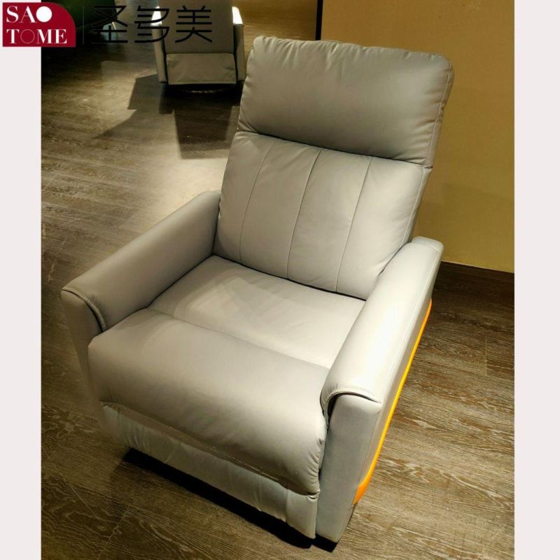 Modern Double Armrest Stain Resistant Tech Fabric Retractable Functional Sofa