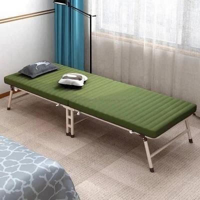 65cm Small Size Single Person Metal Folding Bed with Mattress