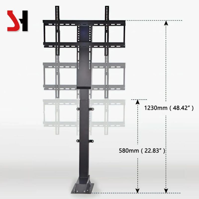 80 Kg/177 Lbs Load Capacity Motorized TV Lift Mechanism for 27" - 54" TV