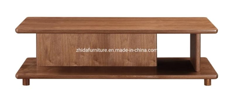 Wooden Furniture Modern Home Solid Wood Coffee Table