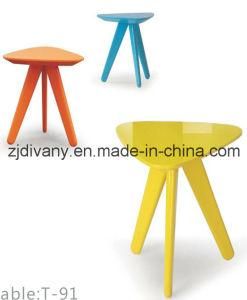 Fashion Style Wooden Side Tea Table Color Coffee Table (T-91)