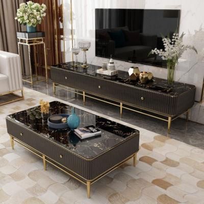 2021 New Nordic TV Cabinet Tea Table Combination TV Cabinet