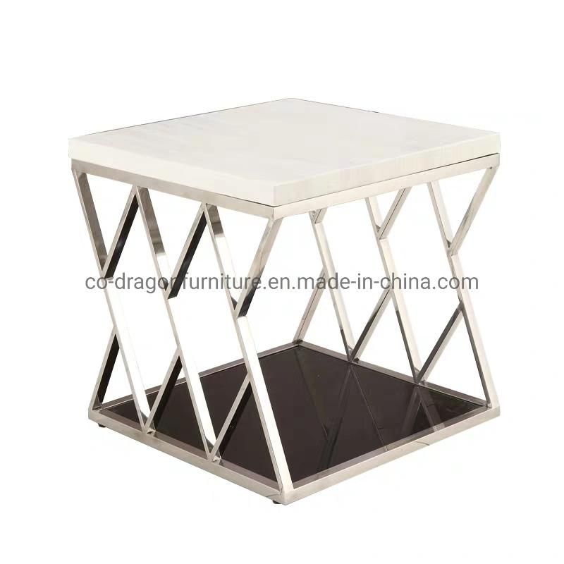 Modern Furniture Gold Color Stainless Steel Coffee Table End Table