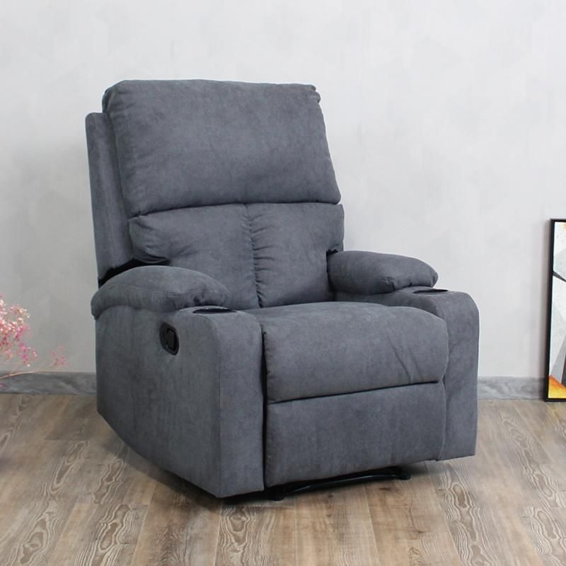 Factory Direct Supply Manual Recliner with Cup Holders