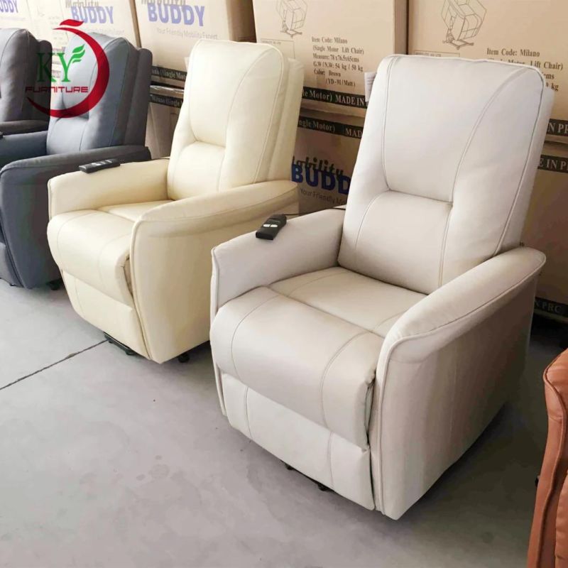 Jky Furniture Air Leather Power Electric Lift Chair Reclining with Massage Function