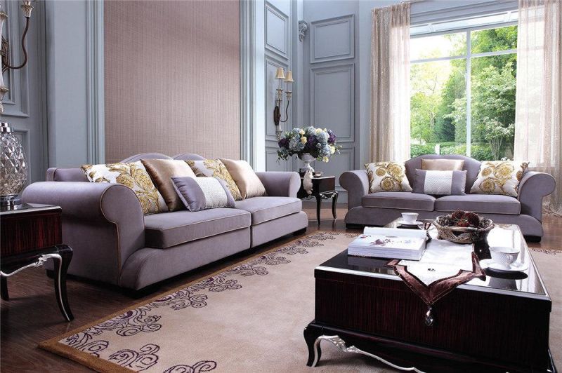 Home Furniture Reception Classcial Fabric Sofa