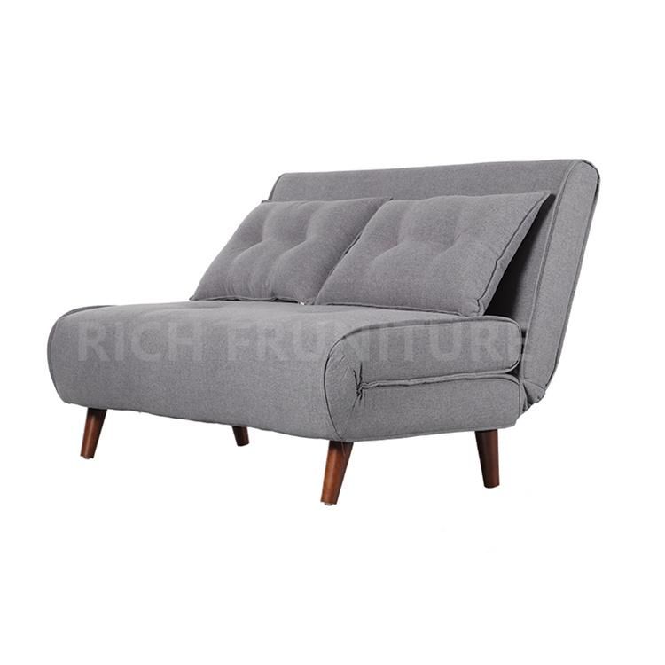 Linen Fabric Simple Living Room Sofa Bed