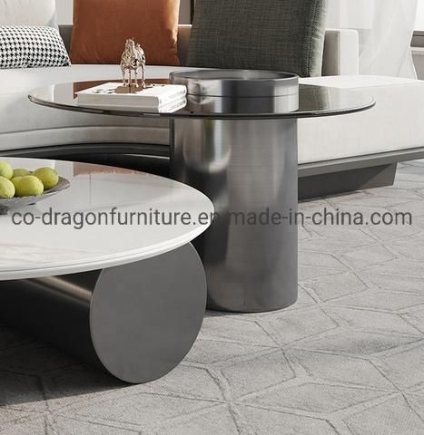 2022 New Design Marble Coffee Table Group for Home Furniture