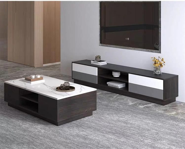 Environmental Living Room Coffee Table TV Unit Modern Furniture Grey TV Stand