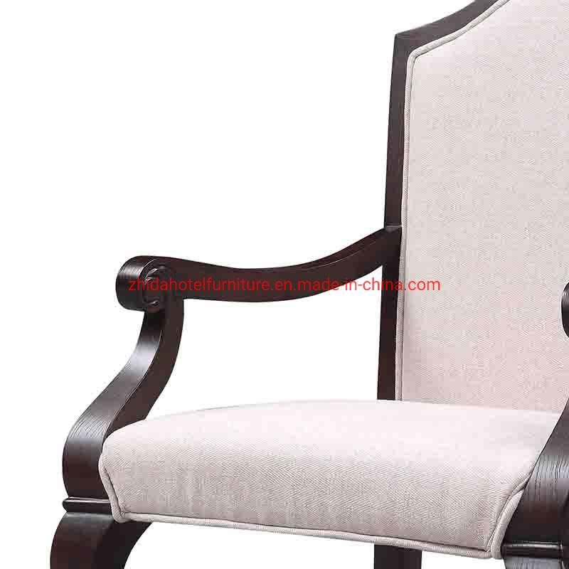 Restaurant Chinese Modern Style Hotel Door Leather Club Fabric Chair