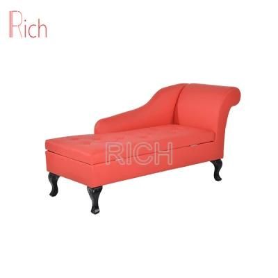 Latest Chesterfield Wooden Sofa Set Chaise Lounge Sofa Set