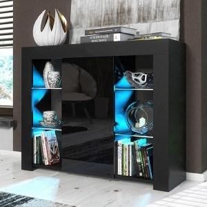 LED Sideboard Cabinet High Gloss Door Matt Body