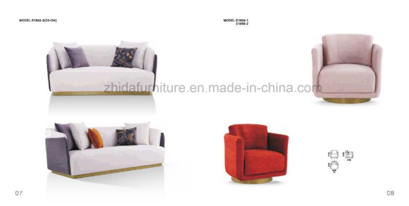 Modern Living Room Furniture Fabric Sofa