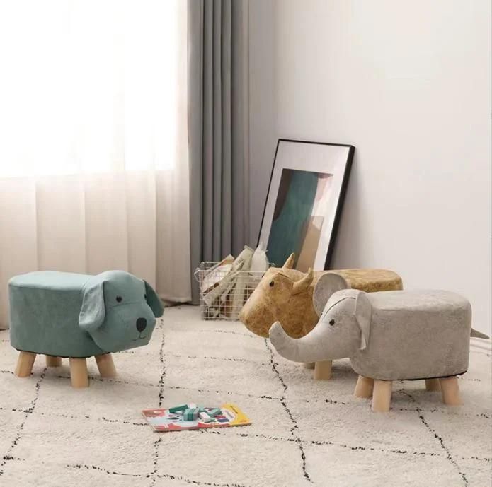 Cartoon Stool Elephant Stool Logo Sofa Shoe Changing Stool