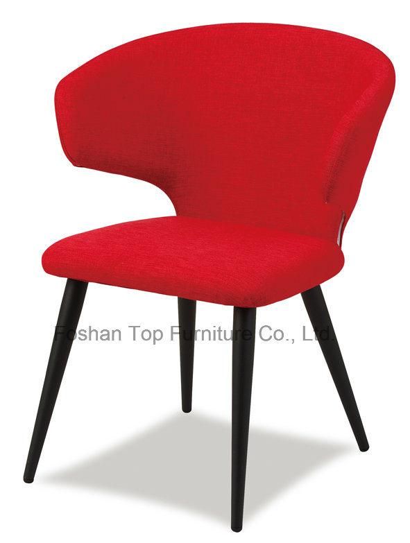 New Design Steel Frame Leisure Fabric Coffee Arm Chair