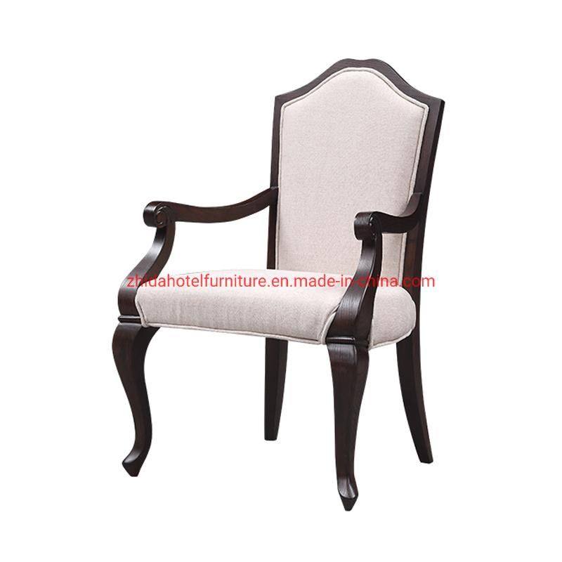 Restaurant Chinese Modern Style Hotel Door Leather Club Fabric Chair