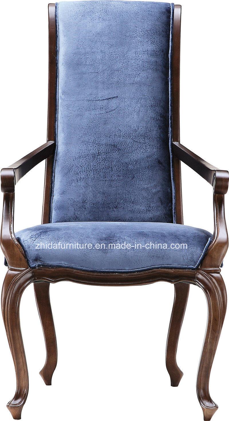 Solid Wooden Dining Chairs Modern Style Armchairs