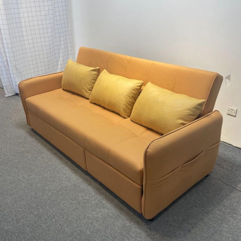 Sofa Bed Dual-Use Removable and Washable Push-Pull Telescopic Multi-Functional