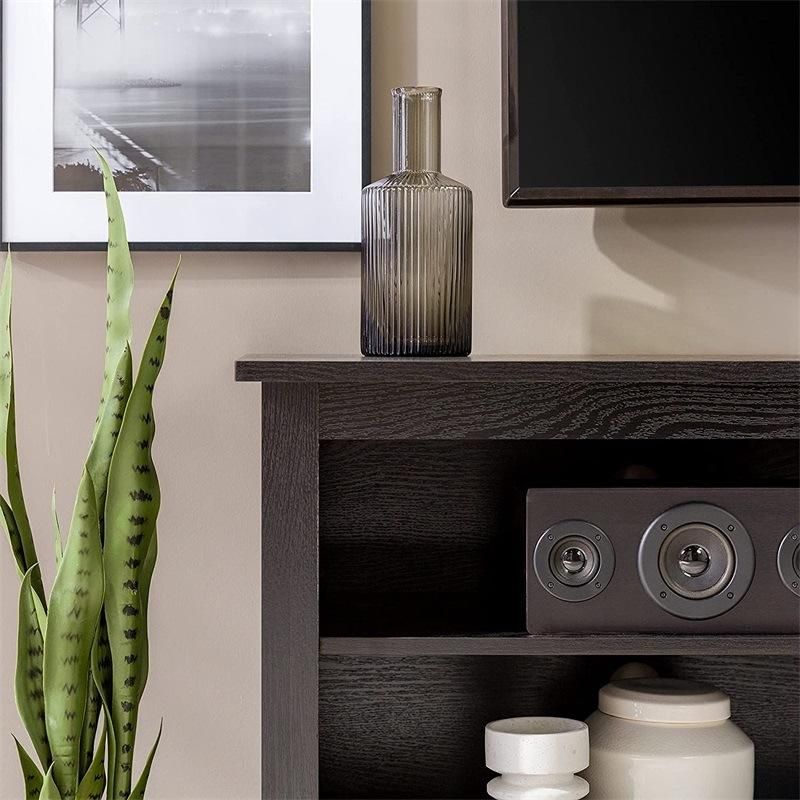 Wood Storage Cabinet with Shelve TV Stand for Home Living Room