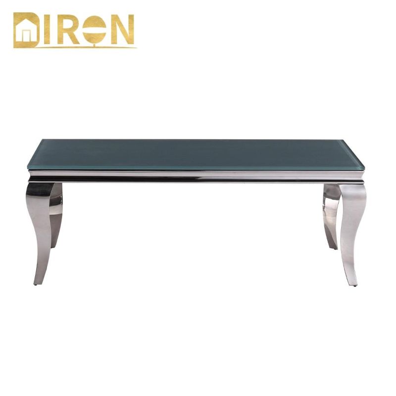 Chinese Wholesale Home Furniture Factory Price High Quality Stainless Steel Coffee Table
