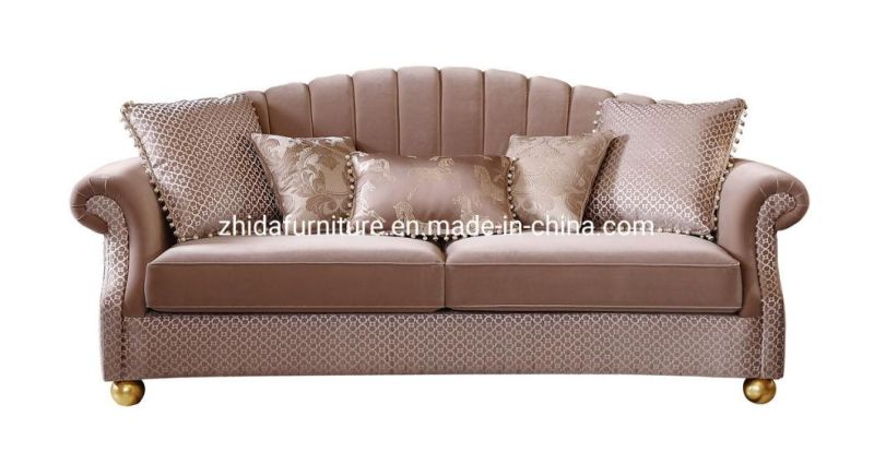 Chinese Elegant Fabric Sofa Living Room Furniture