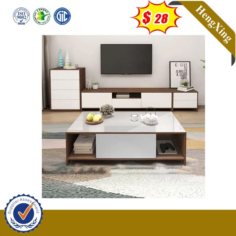 Factory Cheapest Price TV Stand Cabinet Wooden Side Coffee Table