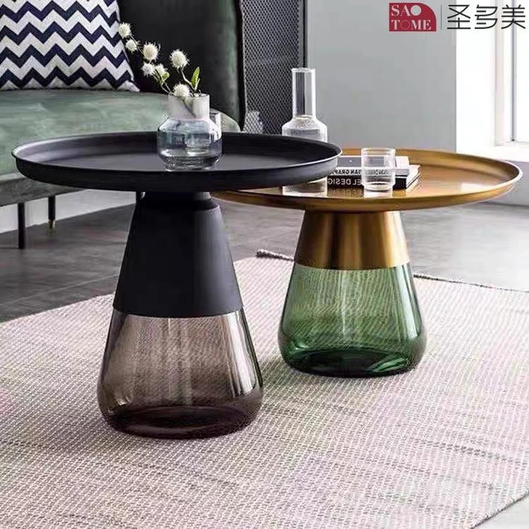 Beautiful Home Furniture Round Glass Coffee Table