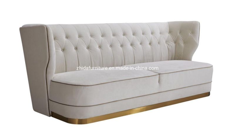 Cheap Modern Fabric Living Room Furniture Velvet Sofa