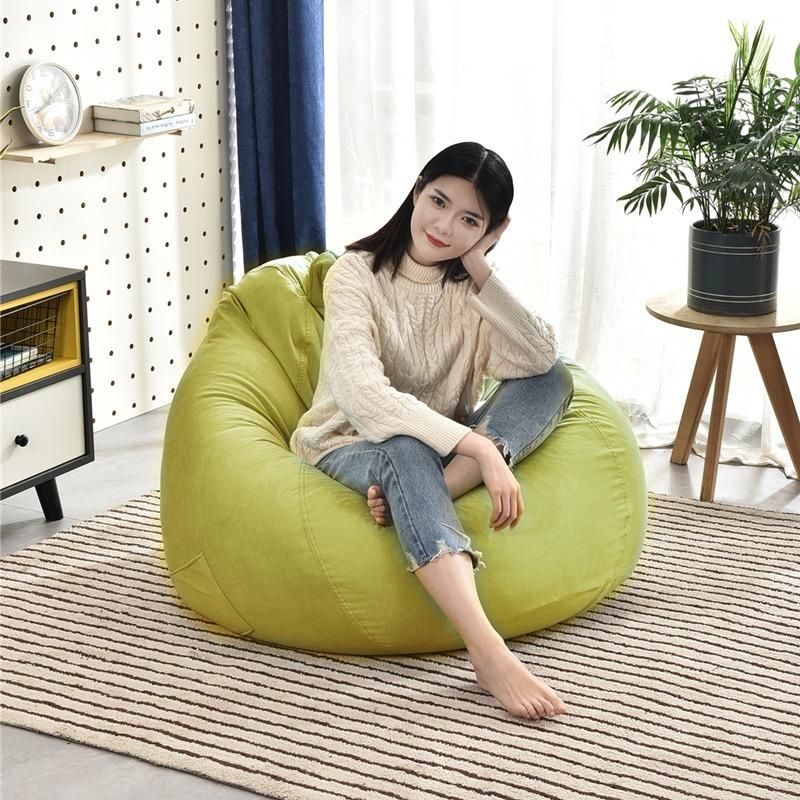 Leisure Fluffy Comfortable Coffee Lazy Lounger Bean Bag Sofa Chair