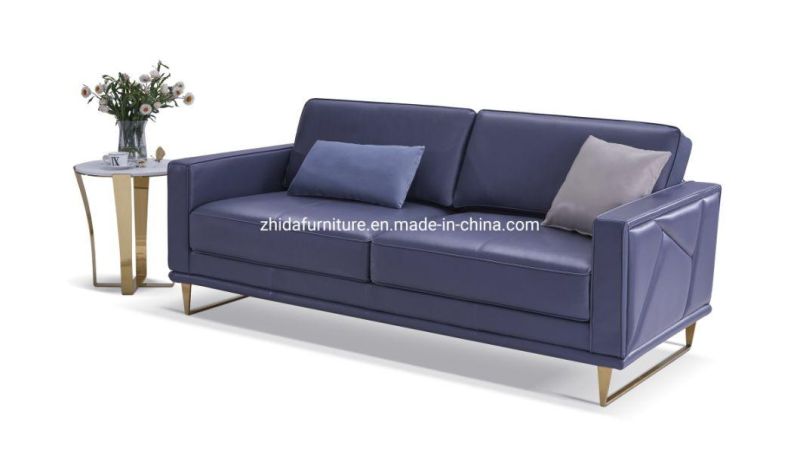 Foshan Factory Living Room Furniture Metal Fabric Sofa