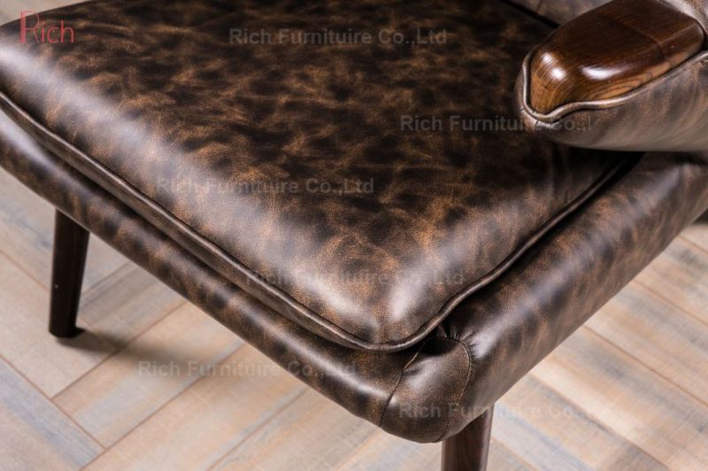 Home Furniture Vintage PU Chair Leisure Chair