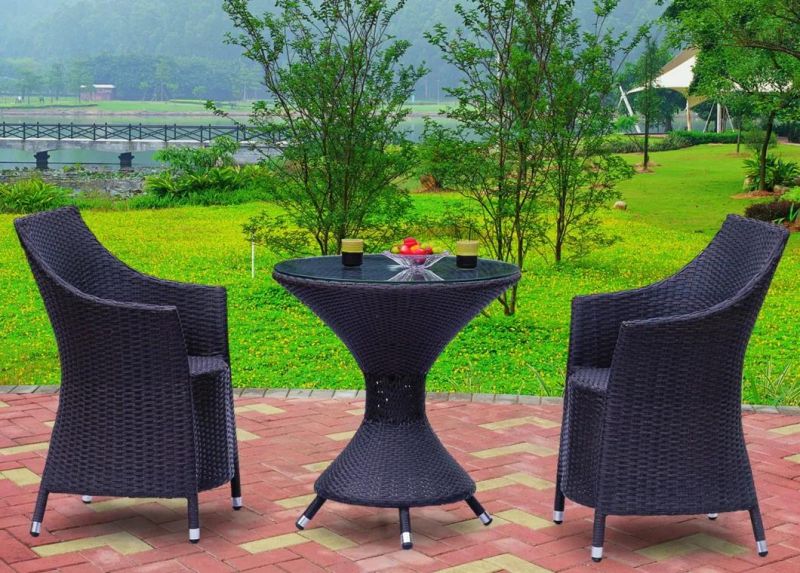 German Famous Designer Outdoor Design Long Bench Stacking Rattan Leisure Table