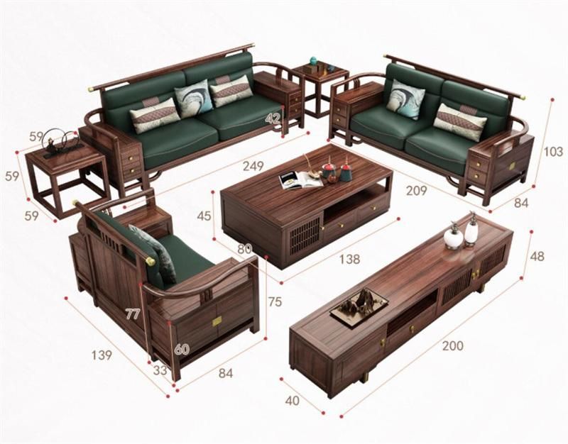 Hot Sales Modern Chinese Style Living Room Furniture Sets